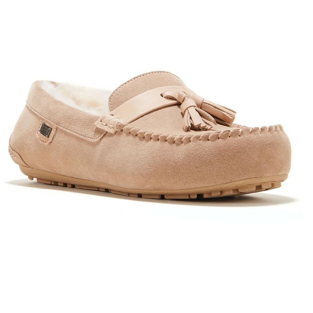 Australia Luxe Collective Hamilton Leather Slipper Men's Sand Color Size 12